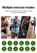 ECG+PPG Health Smartwatch – AI Body Analysis & BT Calling