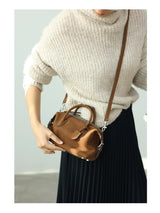 Women Genuine Leather Luxury Crossbody Bags With Adjustable And Detachable Shoudler Strap Elegant Soft Handbag