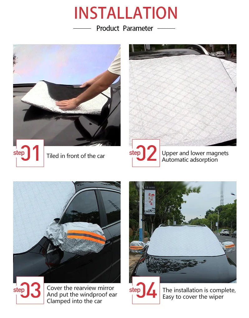 All-Season Car Windshield Cover – UV & Snow Protection