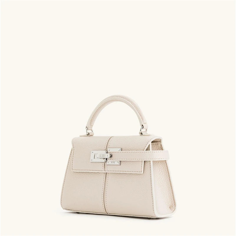 Elise Designer Tote – Premium Denim Blue Genuine Leather Crossbody Bag