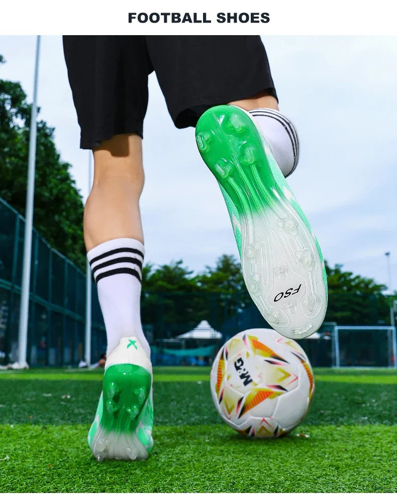 Men's Football Boots – Lace-Up Soccer Cleats