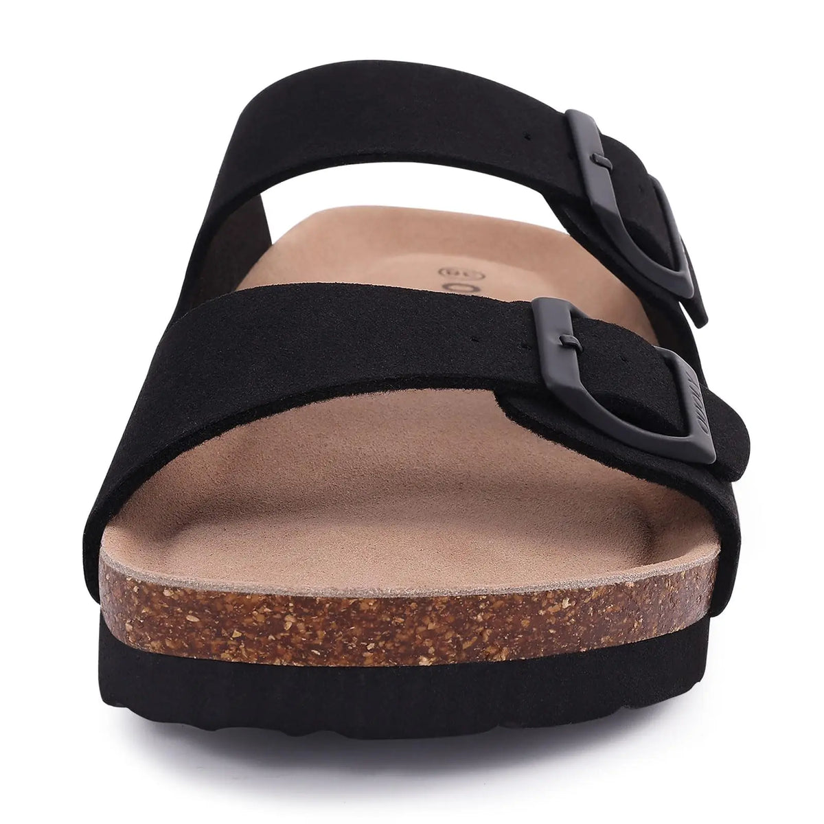 Women’s Suede Sandals with Cork Footbed
