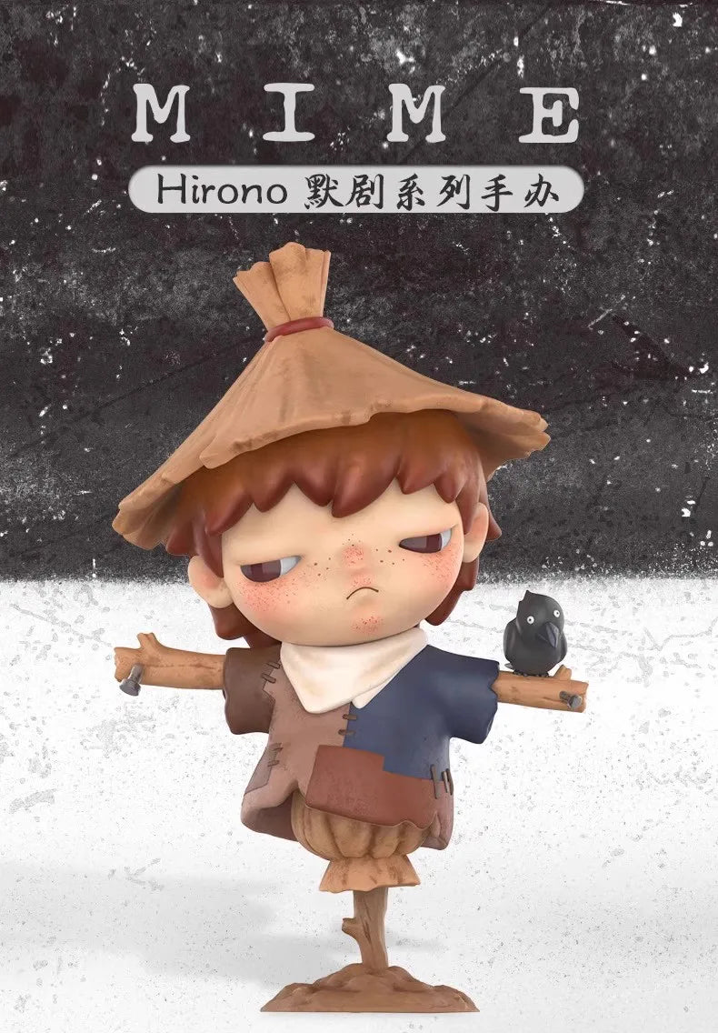 POP MART Hirono The Mime Series Figure Anime Cartoon Action Figurine Blind Box Toys Doll Cute Mysterious Box Birthday Boys Gifts