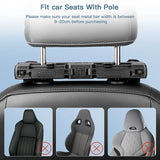 Car Headrest Pillow,Thickened Memory Foam Road Pal Headrest,Neck Support Pillow,180° Adjustable Car Headrest,Travel Car Sleeping