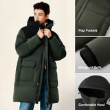 Semir Men's Premium Long Down Jacket | Waterproof