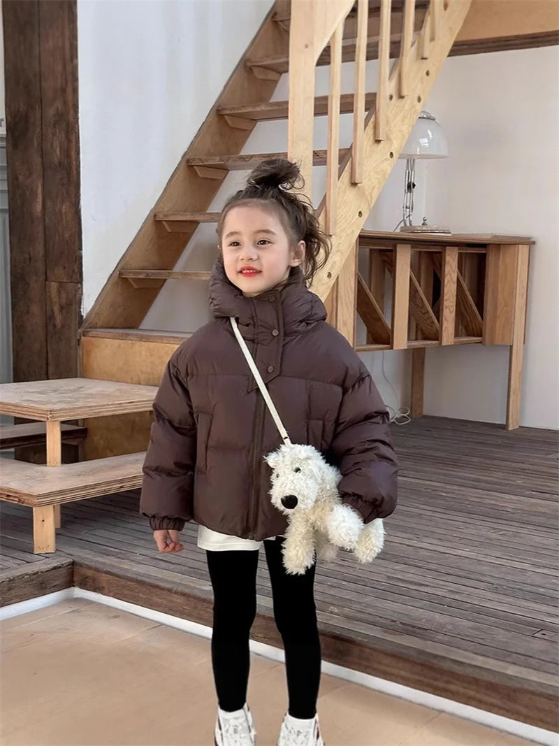 Kids' Hooded Winter Puffer Jacket