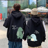 Men’s Dinosaur Print Fleece Hoodie