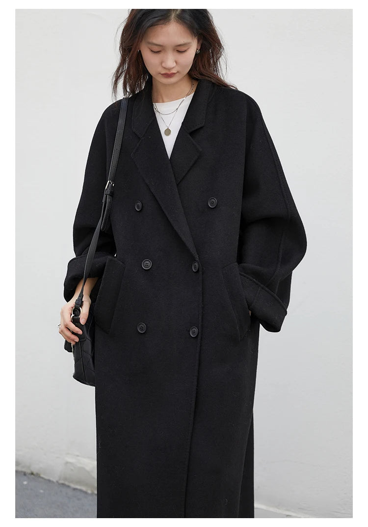 Retro Double-Sided Woolen Overcoat