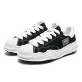 Unisex Thick Sole Board Sneakers — Breathable Lace-Up Casual Walking Shoes