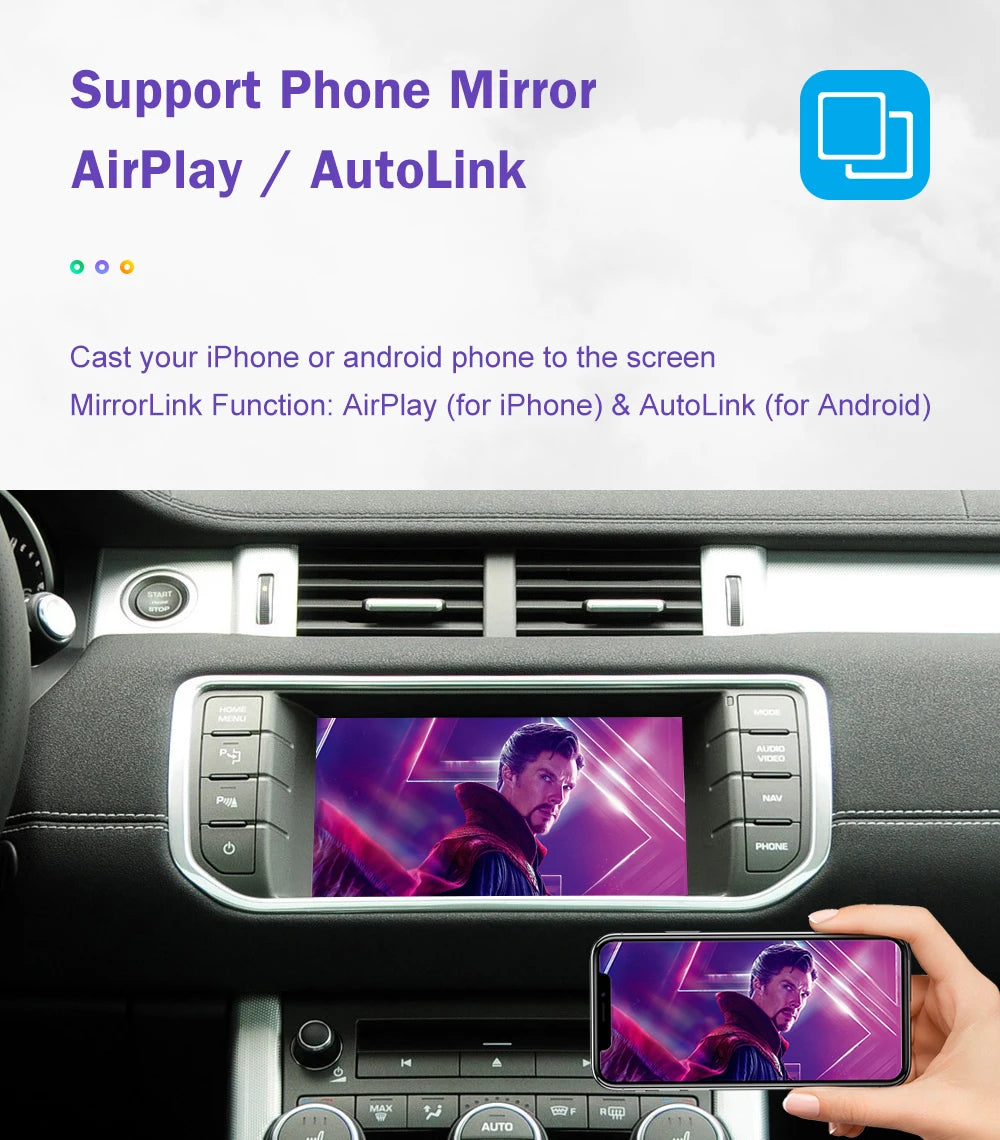 Wireless CarPlay & Android Auto for Land Rover & Jaguar