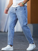 Men's Light Blue Slim Fit Jeans