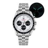 Watchdives New WD1863 39mm Watch VK63 Quartz Chronograph Movement BGW9 Luminous 10Bar Waterproof 39mm Vintage Watches