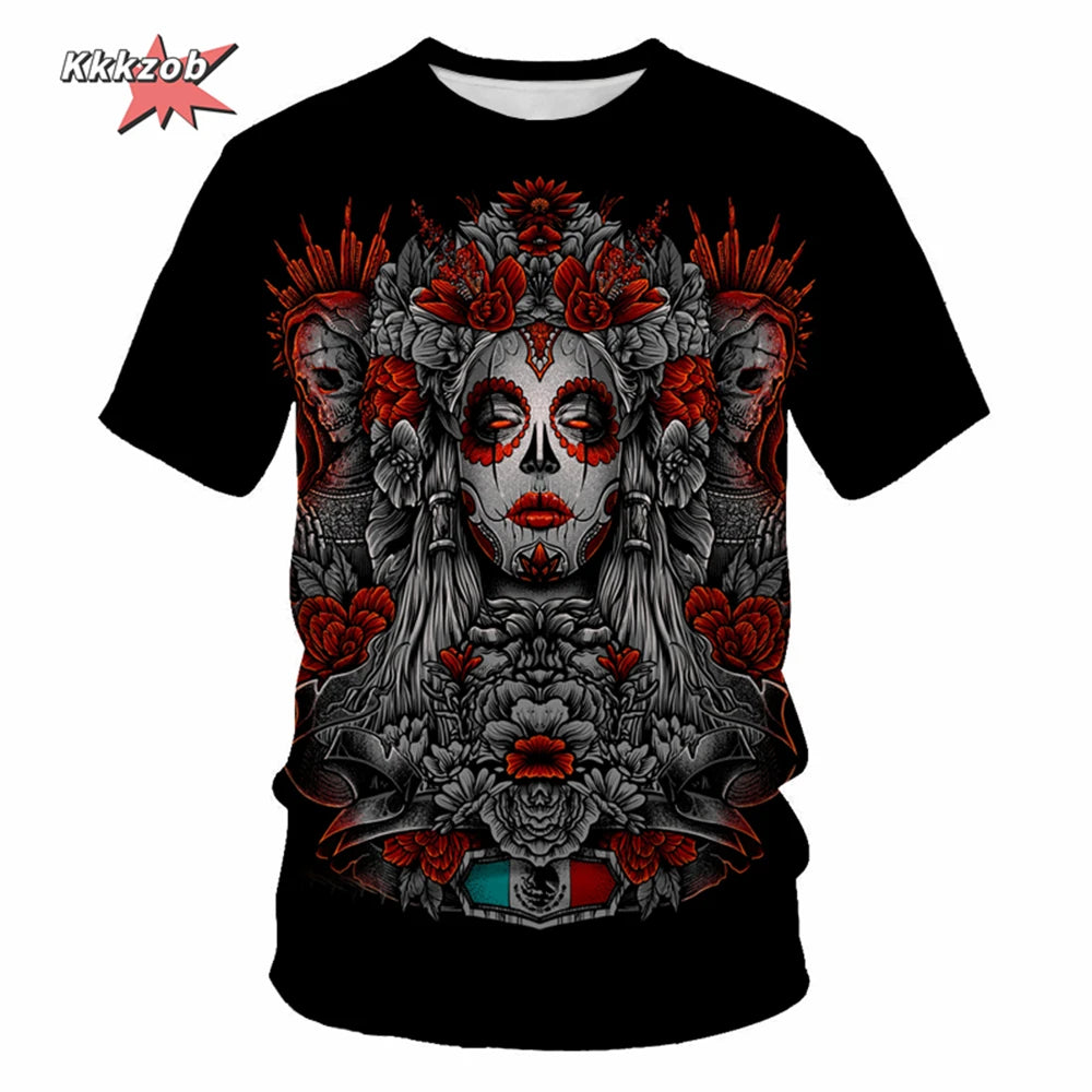 Men's Skull Beer Graphic T-Shirt