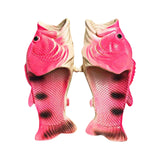 Funny Slippers Man Footwear Family Shoes Parent-child Sandals Plus Size 24-46 Summer Beach Shoes Boys Unisex Fish Slippers