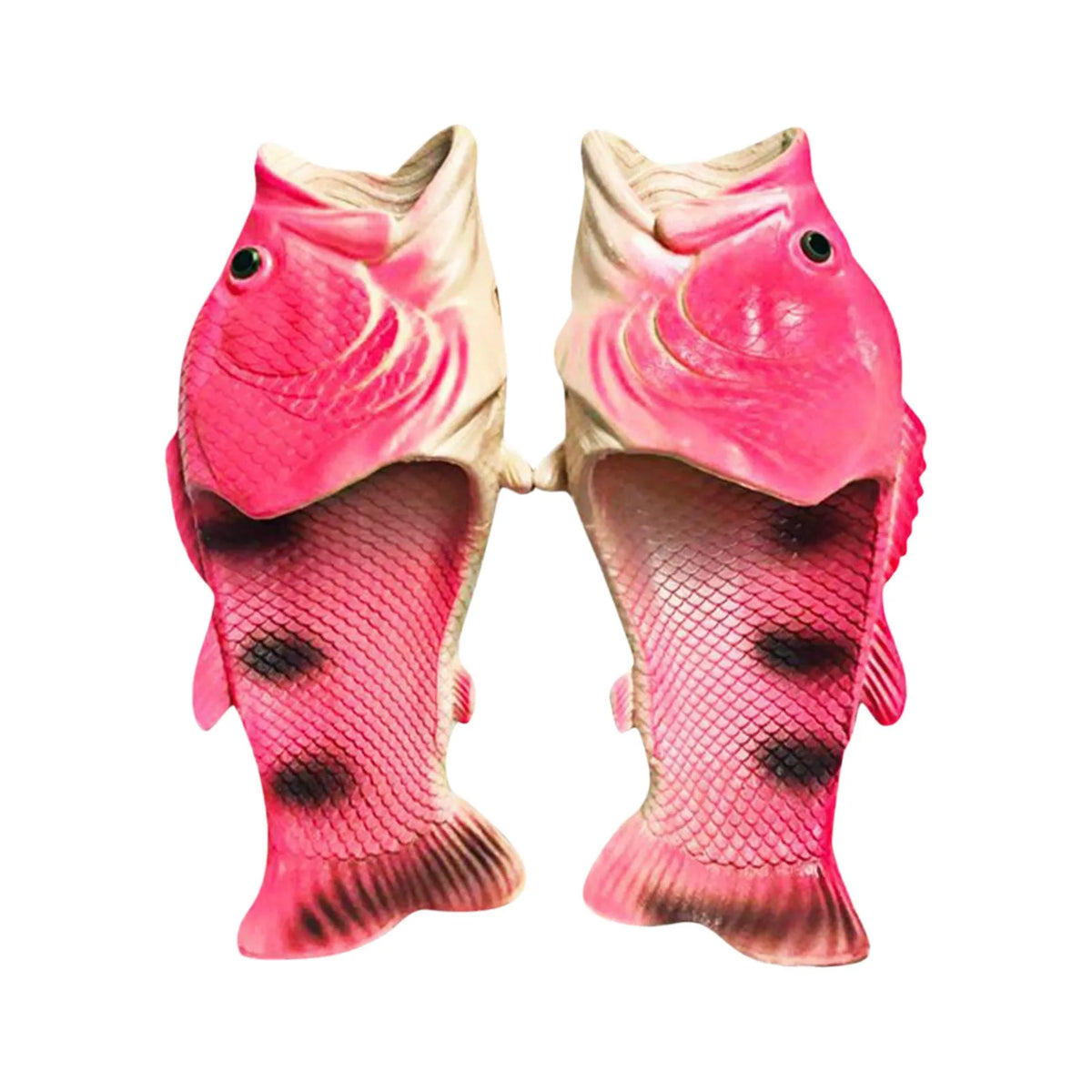 Funny Slippers Man Footwear Family Shoes Parent-child Sandals Plus Size 24-46 Summer Beach Shoes Boys Unisex Fish Slippers
