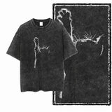 DB Cat Acid-Washed Graphic Tee