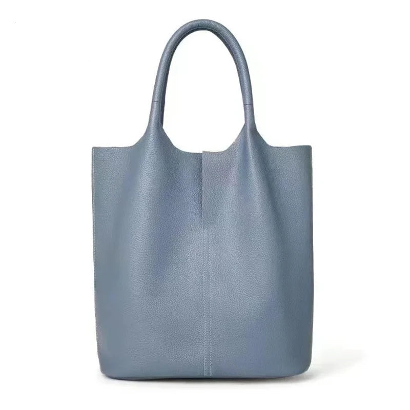 Luxury Soft Leather Bucket Bag | Large Women’s Shoulder Bag