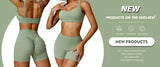 2-Piece Women's High-Waist Yoga Set – Seamless Long Sleeve Workout Suit
