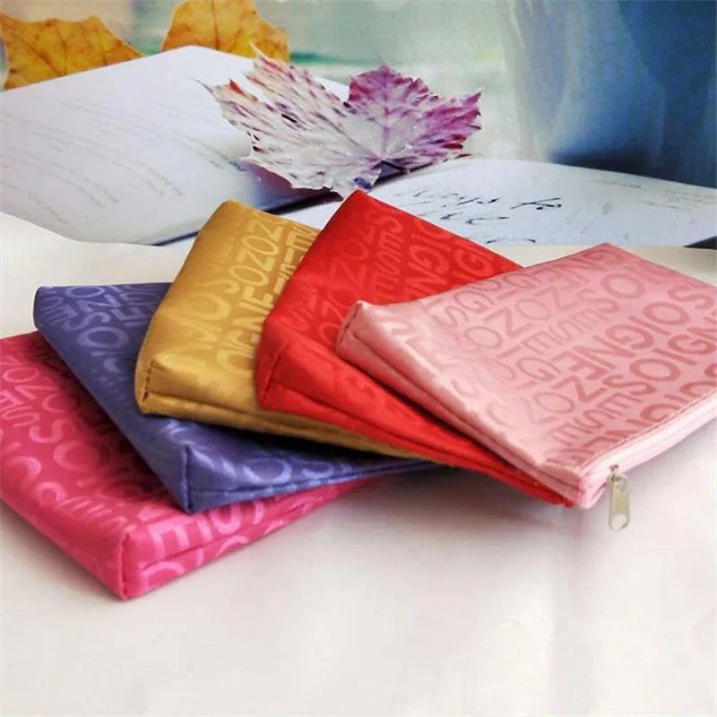 Women Cosmetic Bag Portable Cute Multifunction Beauty Zipper Travel Letter Makeup Bags Pouch Toiletry Organizer Holder Toiletry