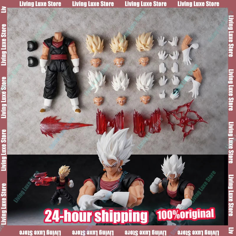 IN STOCK YG-mw Toys Weekly Color Version Vegito Figure Dragon Ball Super Saiyan God Vegito Anime Action Figures Figurine