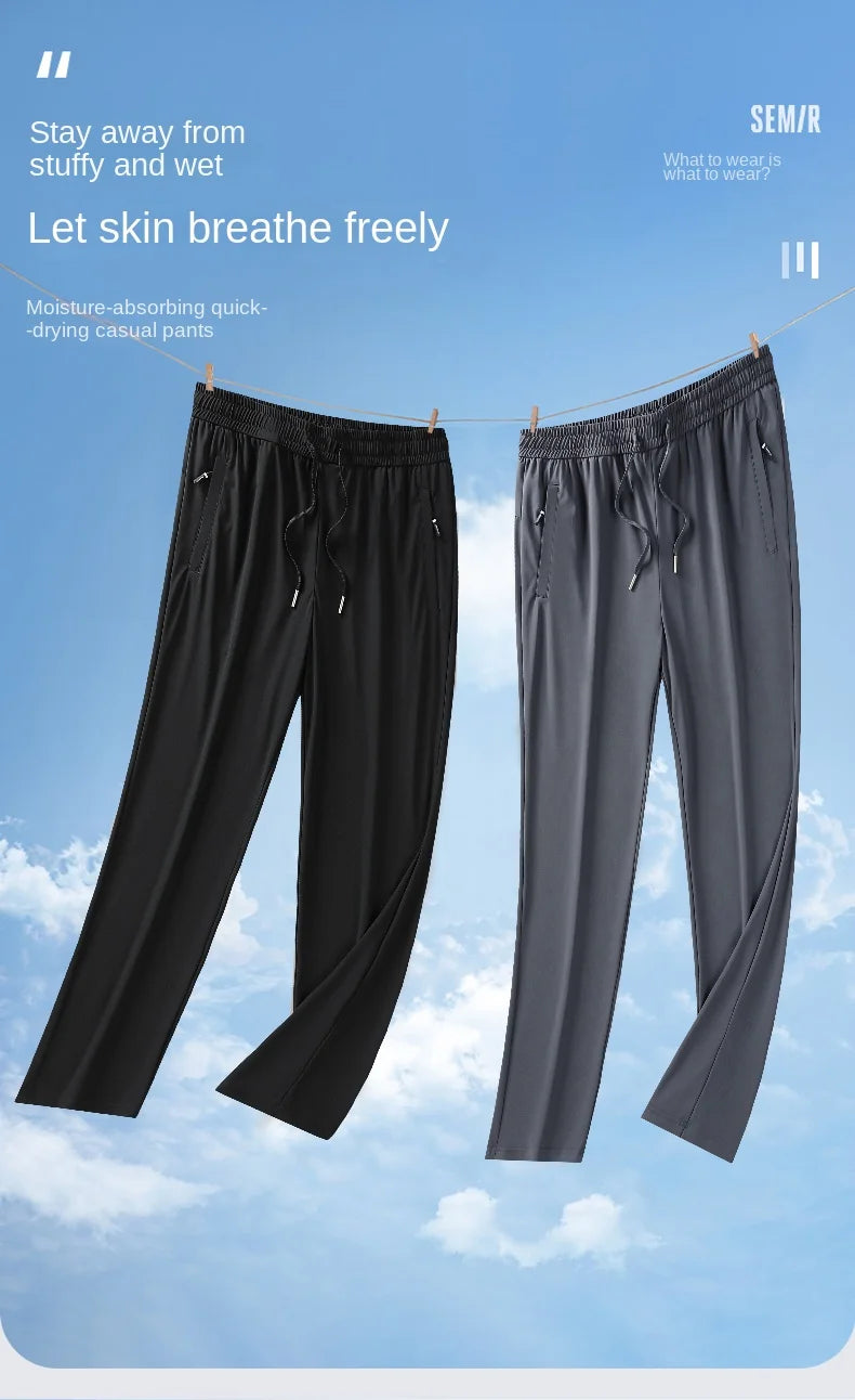 Men's Lightweight Stretch Summer Trousers