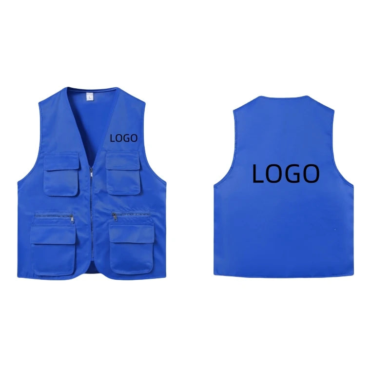 Men's Multi-Pocket Safari Vest – Lightweight All-Season Outerwear