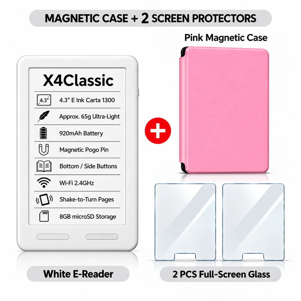 XTEINK Pocket E Ink E-Reader for Travel & Daily Reading