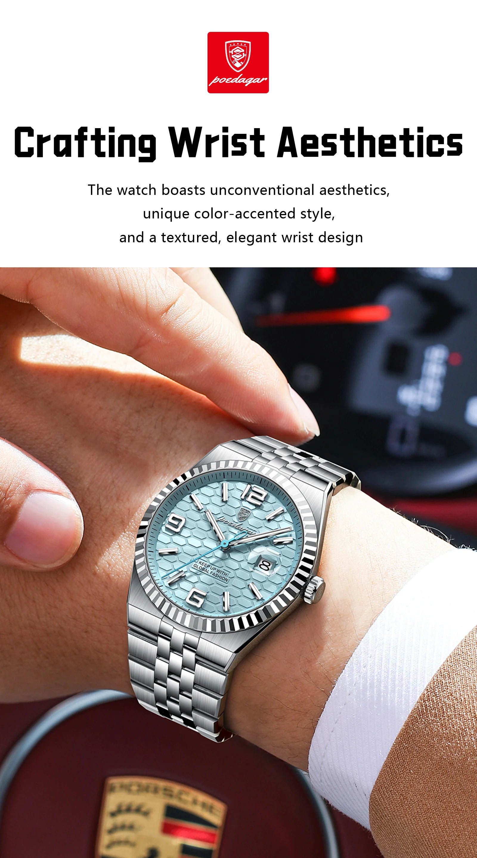 Luxury Men’s Quartz Wristwatch