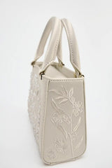Floral Pearl Mini Duffel Bag