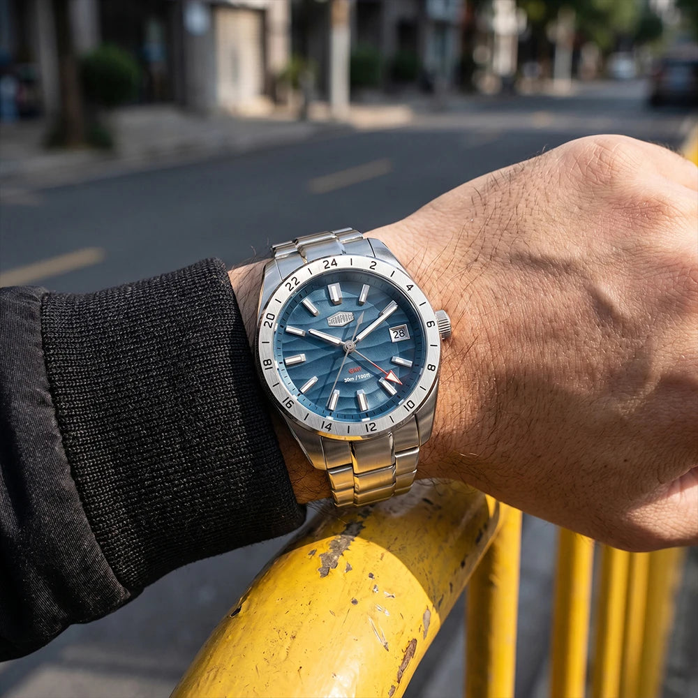 HEROFORCE GMT Men's Luxury Quartz Watch