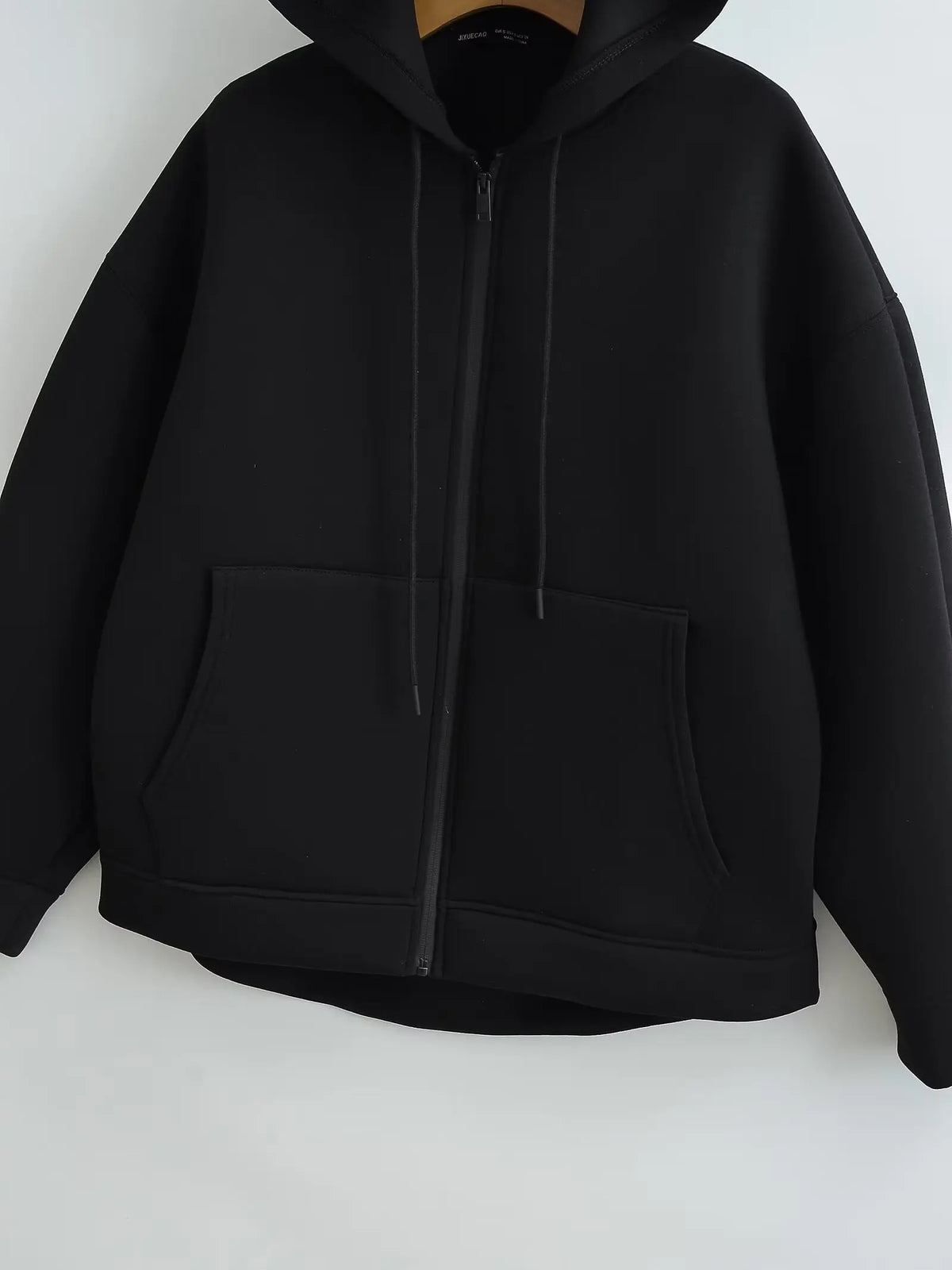 Women's Relaxed Zip-Up Hoodie with Pockets