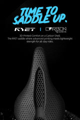 RYET Carbon 3D Printed Bike Saddle 145/155mm