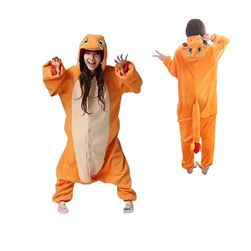 Pokemon Kigurumi Onesie Snorlax Eevee Squirtle Gengar Pijama Cosplay Costume Halloween Adult Anime Umbreon Pajamas