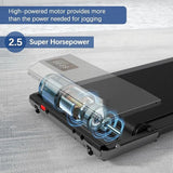 Superun 300 lbs Walking Pad Treadmill 2.5HP – Home Fitness