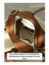 Women Genuine Leather Luxury Crossbody Bags With Adjustable And Detachable Shoudler Strap Elegant Soft Handbag