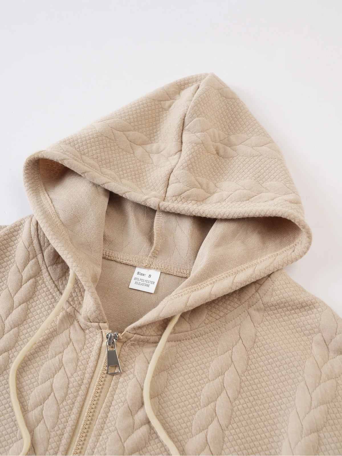 Men's Knit Zip-Up Hoodie