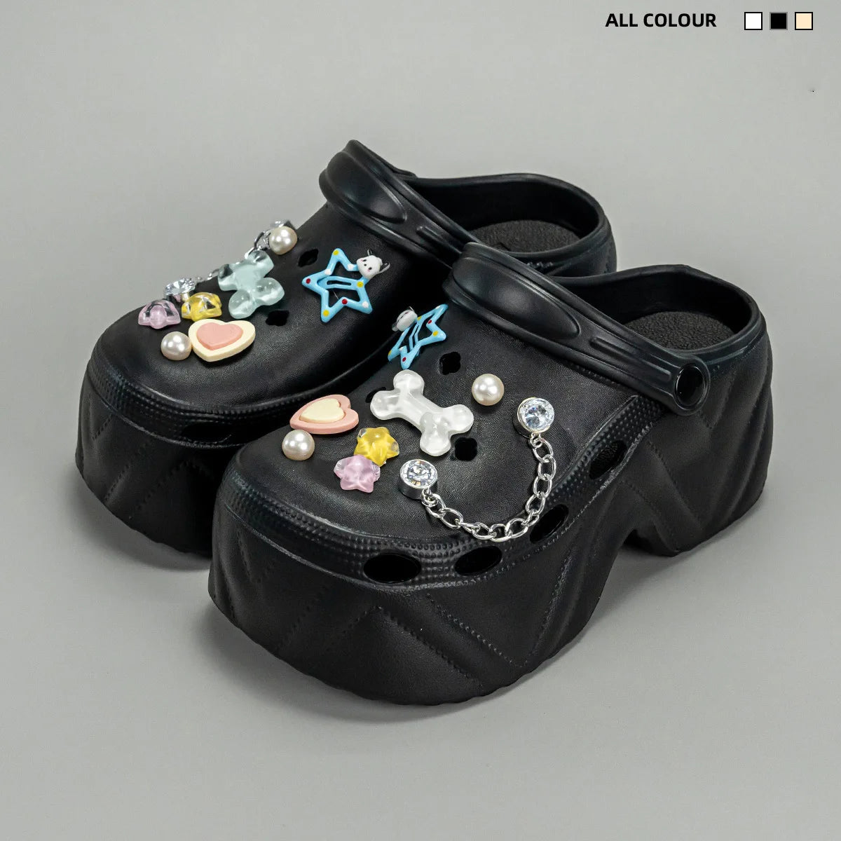 Women’s 9CM High-Platform Garden Clogs