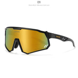 KDEAM High-End Sports Sunglasses Polarized Men's Cycling Glasses Dismountable TR90 Frame And Nose Pads Easy To Exchange