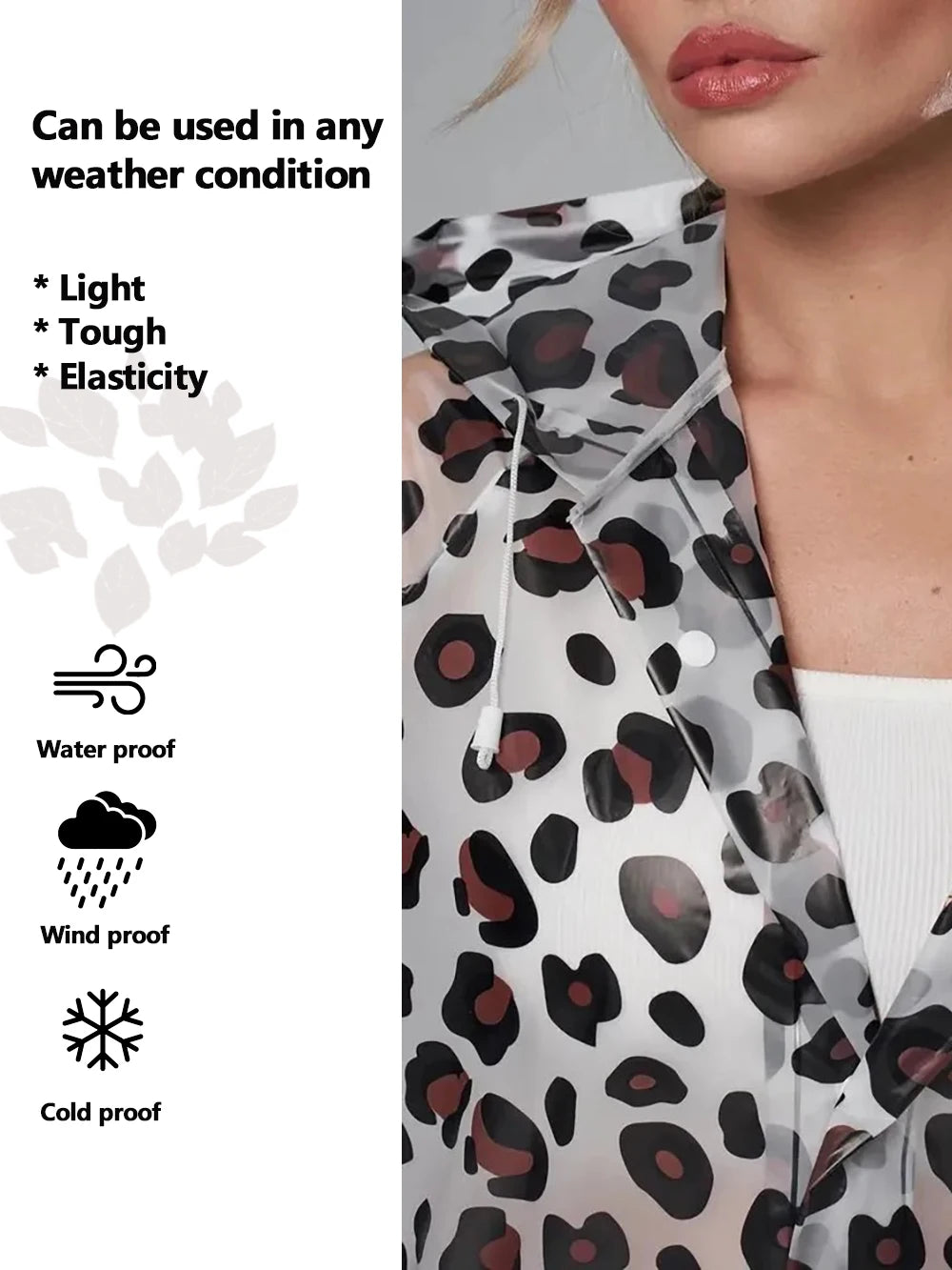 Adult Raincoat – Waterproof Outdoor Poncho