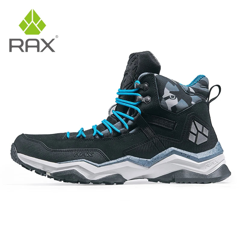 Rax Hiking Shoes Men Waterproof Trekking Shoes Lightweight Breathable Outdoor Sports Sneakers for Men Climbing Leather Shoes