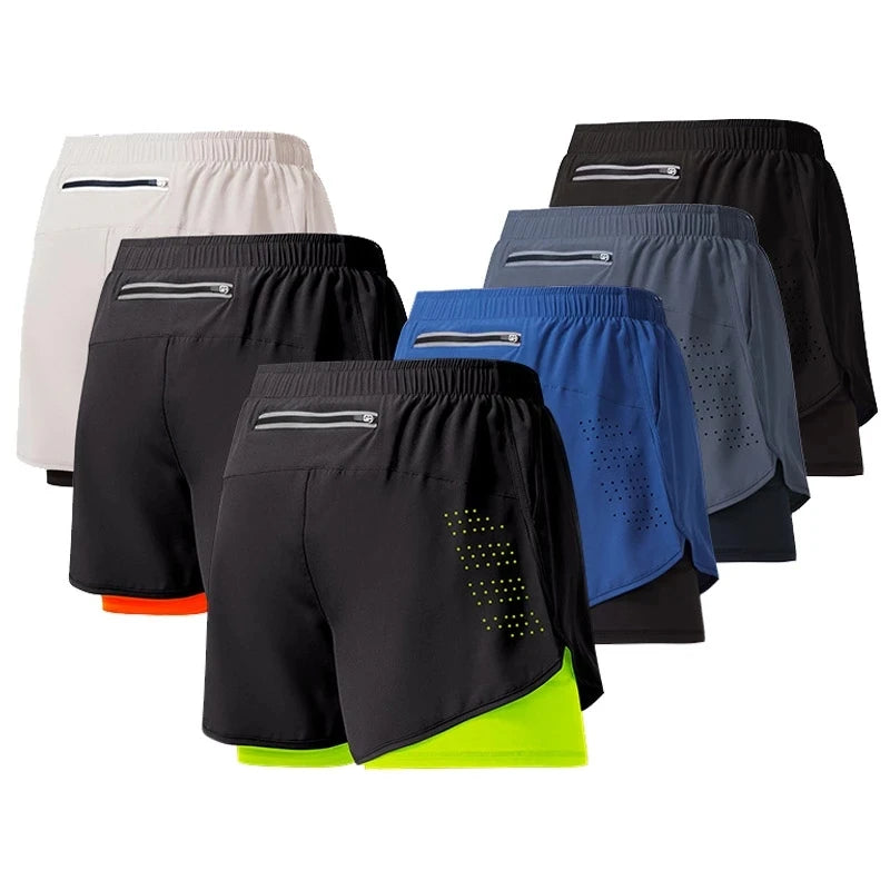 Performance Double-Layer Training Shorts | Moisture-Wicking Athletic Gear