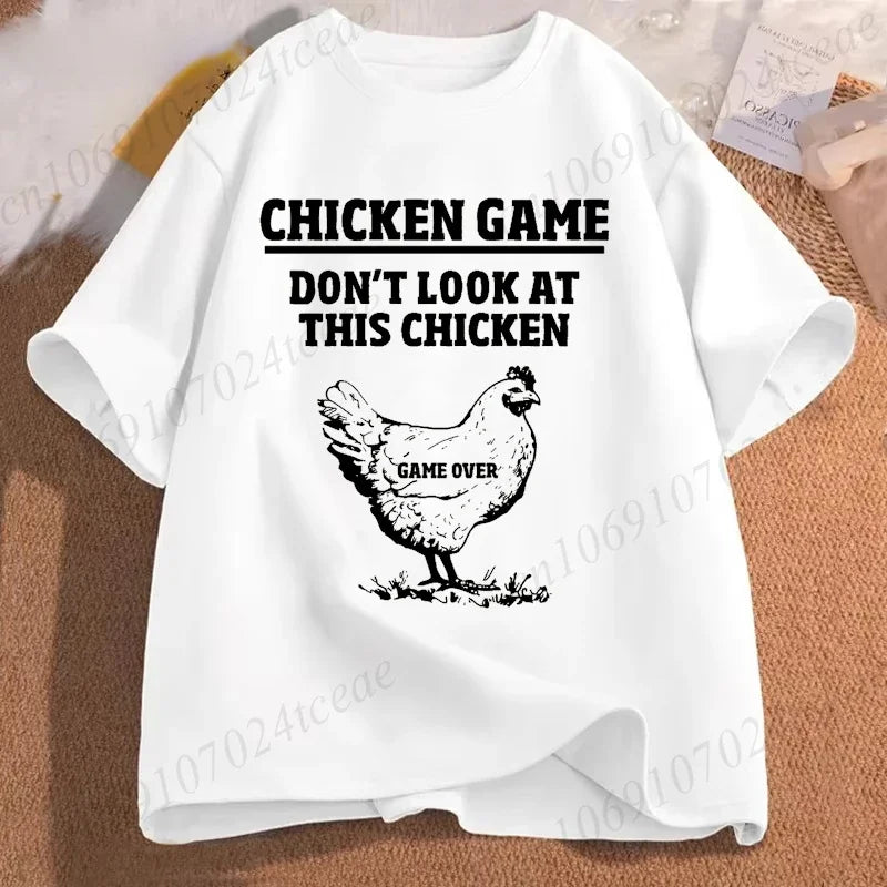 Chicken Game Graphic Tee – Funny Unisex T-Shirt