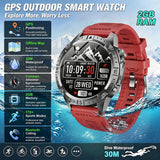 GUHUAVMI TANK Y102 GPS Smart Watch | 3ATM