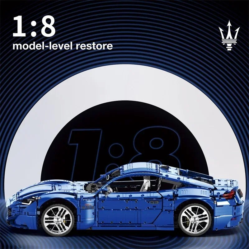 5480pcs MOC Technical 1:8 Sports Car GranTurismo Building Blocks Model Vehicle Bricks Assembling Toys for Boys Birthday Gift Set