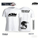 KTM Racing Graphic T-Shirt — Unisex Cotton Off-Road Moto Print Tee