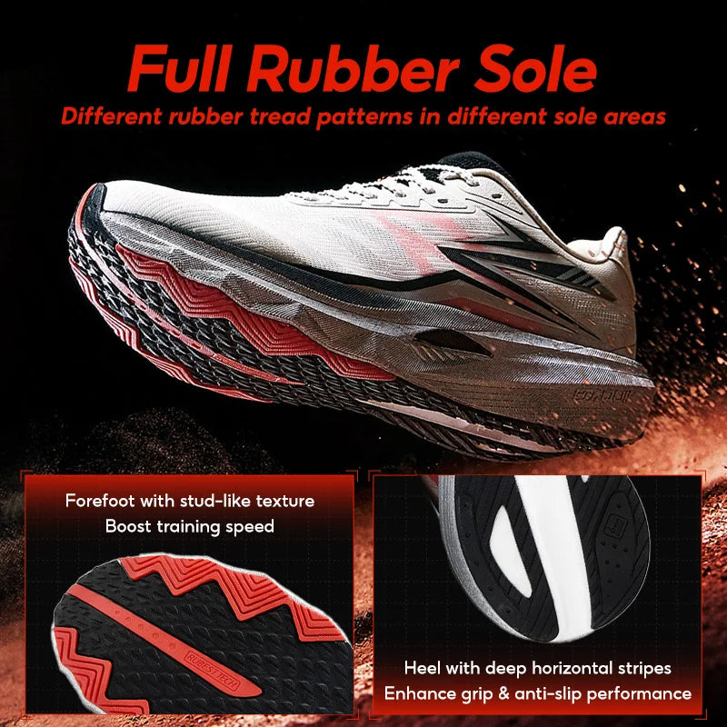 361 Degrees Steed Men's Running Shoes  Breathable Stable Rebound Grippy Durable Marathon Male Sneakers 672612203