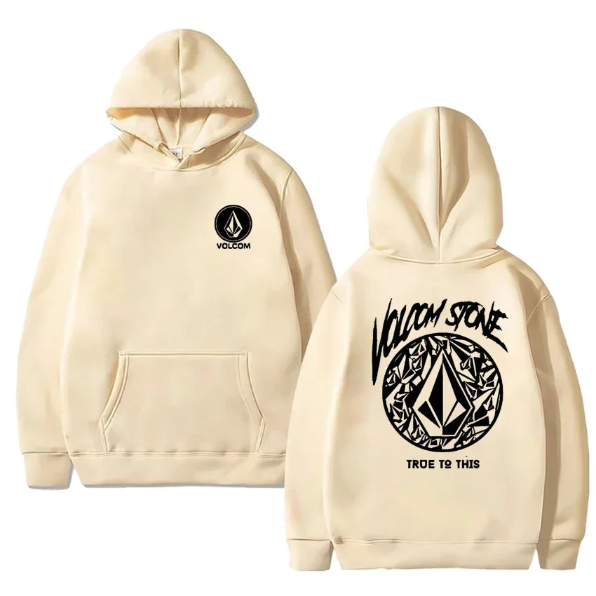 Men's Fleece Pullover Hoodie Casual Streetwear Sweatshirt