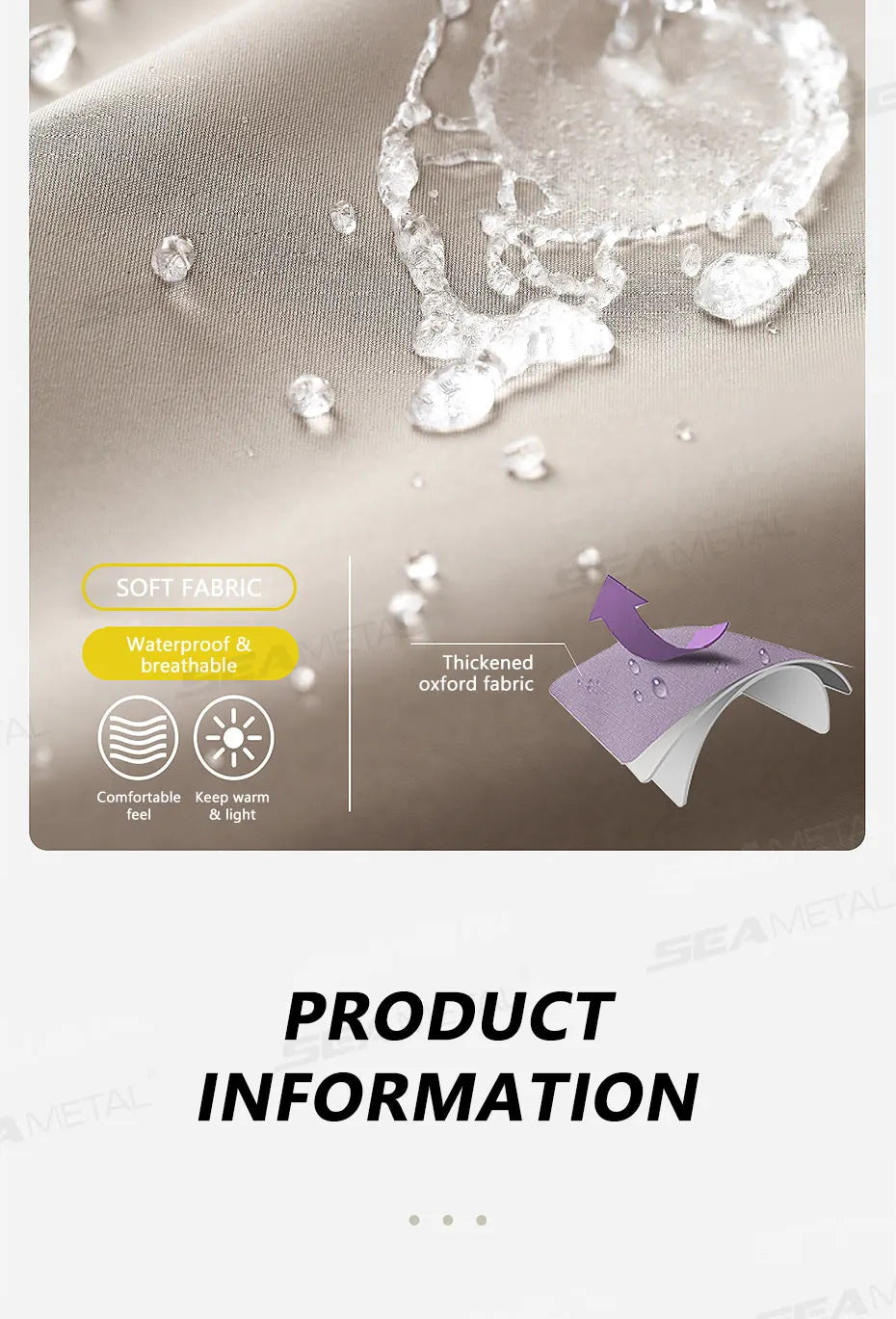 BLALION Thicken Oxford Waterproof Rain Poncho