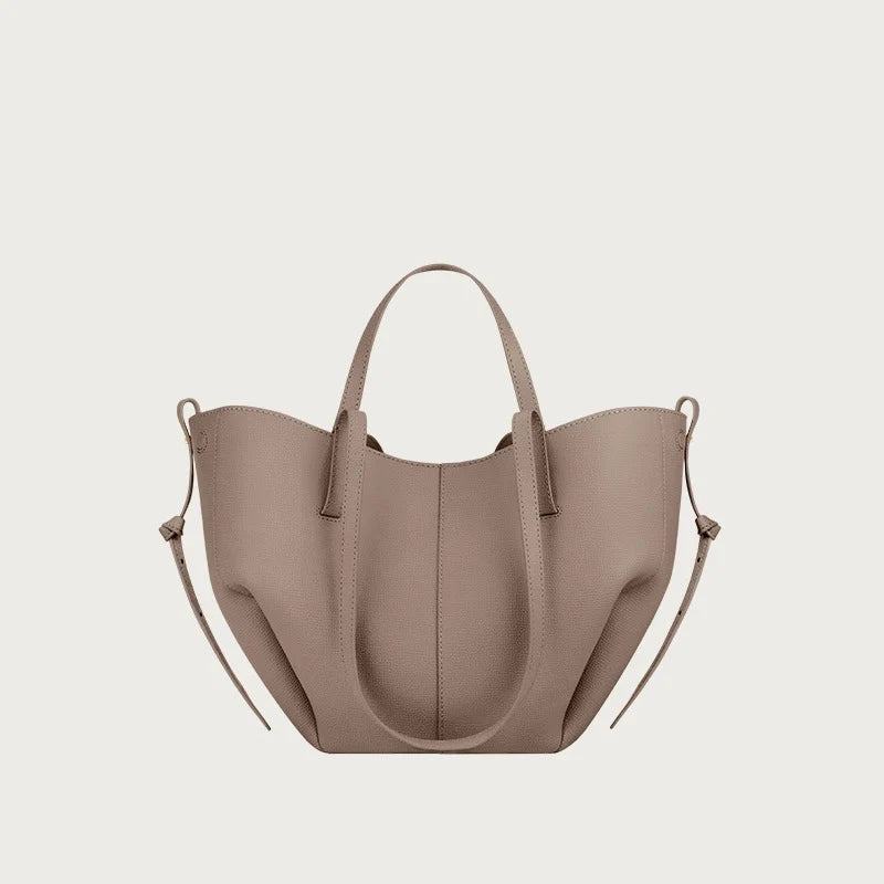 Luxury Wing Tote Bucket Bag – Large Capacity Y2K Pleated Handbag