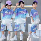 Teen Summer Gradient Tee & Shorts Set